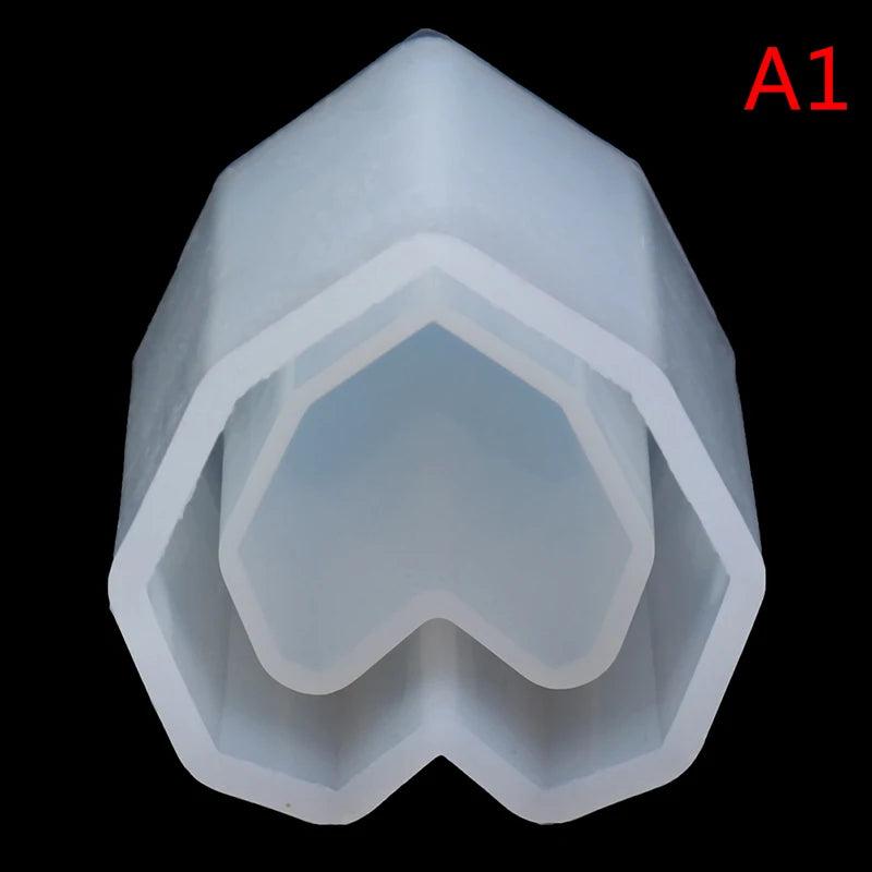 Portable Large Pen Holder Mold Flower Pot Silicone DIY Decoration