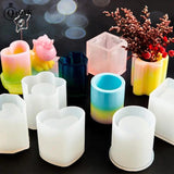 Portable Large Pen Holder Mold Flower Pot Silicone DIY Decoration