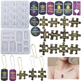DIY Crystal Epoxy Resin Mold for Couple Gift Keychain