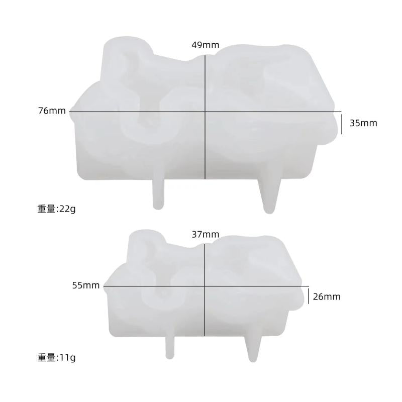 Goldfish Keychain Mould Resin Casting Jewelry Making
