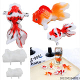Goldfish Keychain Mould Resin Casting Jewelry Making