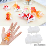 Goldfish Keychain Mould Resin Casting Jewelry Making