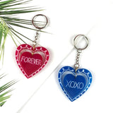 Silicone Heart Shaped Pendant Mold Keychain Moulds