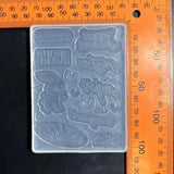 Star Resin Mold Shaker Filler Silicone Pendant Keychain DIY Jewelry Making