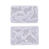 Dinosaur Wind Chime Silicone Mold Double Hole Epoxy Mold Wall Hanging