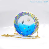 DIY Silicone Round UV Resin Woven HandBag Mould