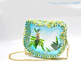 DIY Silicone Round UV Resin Woven HandBag Mould