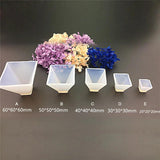 Transparent Pyramid Silicone Mould for Resin Jewelry Making