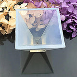 Transparent Pyramid Silicone Mould for Resin Jewelry Making