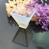 Transparent Pyramid Silicone Mould for Resin Jewelry Making