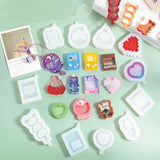 Bear Silicone Shaker Mold for DIY Epoxy Resin Jewelry Tools