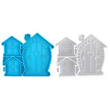 Fairy Door Silicone Mold Gnome Home 3D Window DIY Crystal Mould