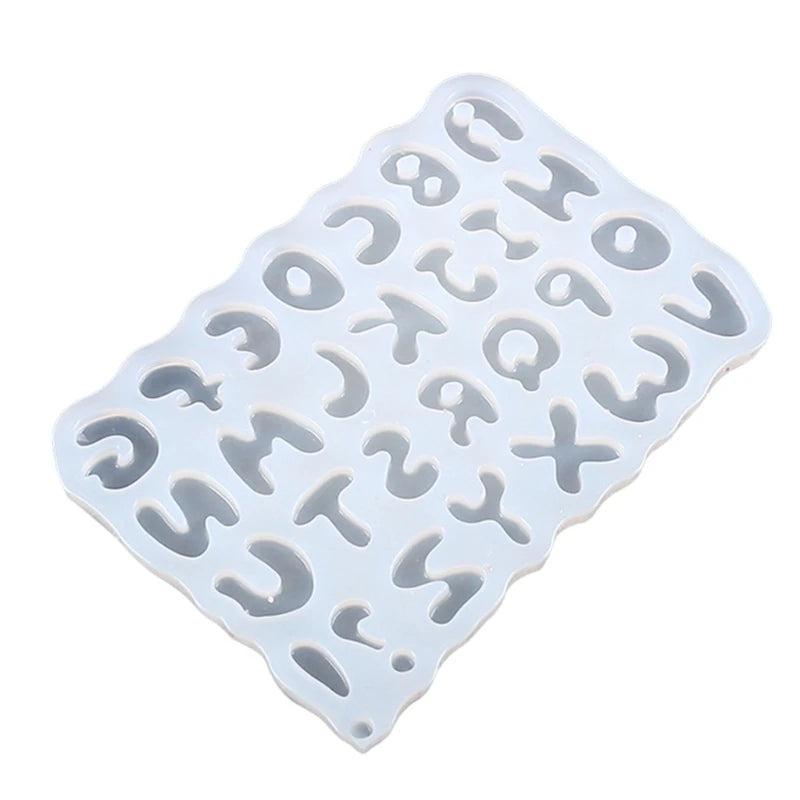 Alphabet Letter Shaped Silicone Mold for Baking Chocolate Fondant Cupcake