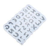 Alphabet Letter Shaped Silicone Mold for Baking Chocolate Fondant Cupcake