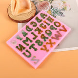 Alphabet Letter Shaped Silicone Mold for Baking Chocolate Fondant Cupcake