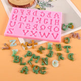 Alphabet Letter Shaped Silicone Mold for Baking Chocolate Fondant Cupcake