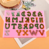 Alphabet Letter Shaped Silicone Mold for Baking Chocolate Fondant Cupcake