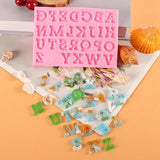 Alphabet Letter Shaped Silicone Mold for Baking Chocolate Fondant Cupcake