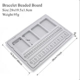 DIY Necklace Bracelet Jewelry Making Accessories Bead Board Tray