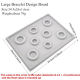 DIY Necklace Bracelet Jewelry Making Accessories Bead Board Tray
