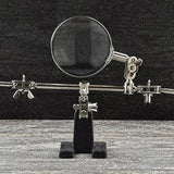 Welding Clip Magnifying Glass 2.5X Lens Soldering Stand