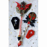 Devil Wings Silicone Jewelry Mold for Epoxy Resin Crafting