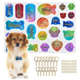 Pet Pendant Silicone Mold for DIY Dog & Cat Epoxy Resin Jewelry Tag
