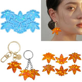 Leaf Ornament Pendant Silicone Mold for DIY
