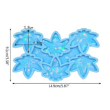 Leaf Ornament Pendant Silicone Mold for DIY
