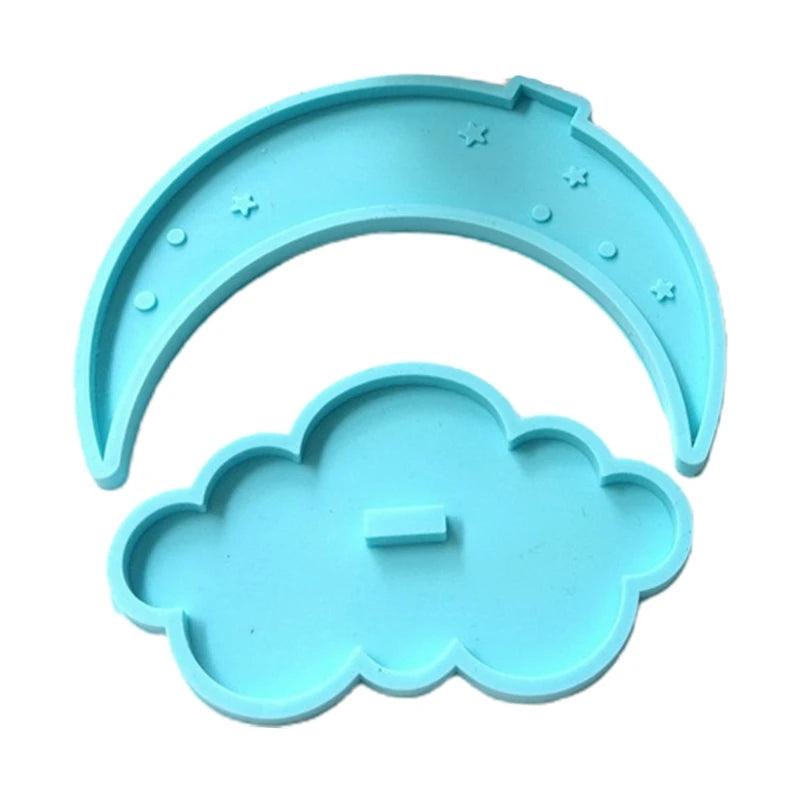 Moon Cloud Ornaments Silicone Mould Epoxy Resin Mold