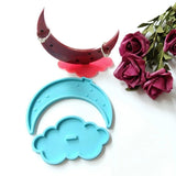 Moon Cloud Ornaments Silicone Mould Epoxy Resin Mold