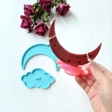 Moon Cloud Ornaments Silicone Mould Epoxy Resin Mold