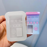 Silicone Mold Vending Machine Toy Epoxy Resin Jewelry Pendant DIY Craft