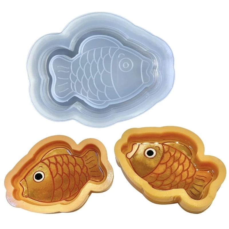 Soft Silicone Mold for Epoxy Resin Small Fish DIY