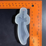 Bowknot Keychain Silicone Mold with Hole Keyring Pendant Mold