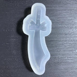 Bowknot Keychain Silicone Mold with Hole Keyring Pendant Mold