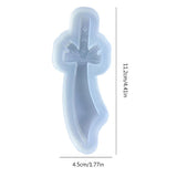 Bowknot Keychain Silicone Mold with Hole Keyring Pendant Mold