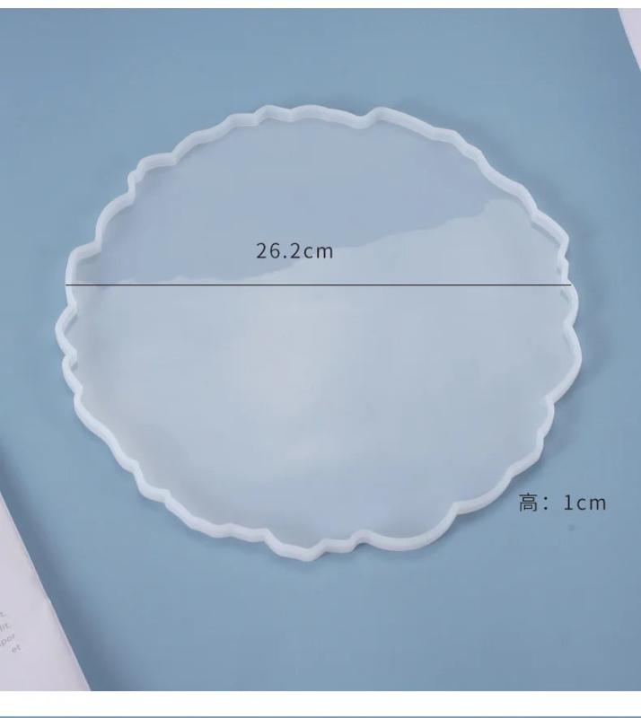 DIY Crystal Fruit Plate Silicone Mold Large Swing Table Decoration Resin