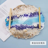 DIY Crystal Fruit Plate Silicone Mold Large Swing Table Decoration Resin