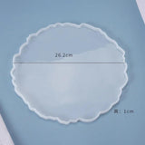 DIY Crystal Fruit Plate Silicone Mold Large Swing Table Decoration Resin