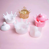 DIY Crown Jewelry Storage Box Epoxy Resin Casting Silicone Mold