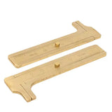 Mini Pocket Brass Caliper 0-60mm Single Scale Handy Caliper for Bead Wire Rings