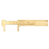 Mini Pocket Brass Caliper 0-60mm Single Scale Handy Caliper for Bead Wire Rings