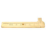Mini Pocket Brass Caliper 0-60mm Single Scale Handy Caliper for Bead Wire Rings