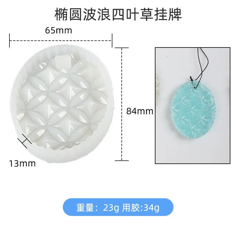 Epoxy Resin Mold Silicone Jewelry Pendant Moulds
