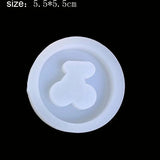 Round Shaker Mold Silicone Epoxy Resin Mold Tag Jewelry Tools