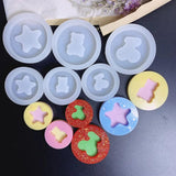 Round Shaker Mold Silicone Epoxy Resin Mold Tag Jewelry Tools
