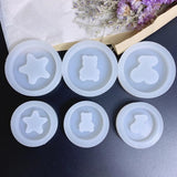 Round Shaker Mold Silicone Epoxy Resin Mold Tag Jewelry Tools