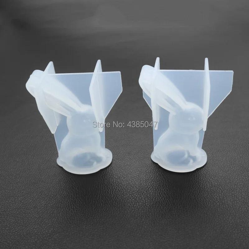 3D Rabbit Lucky Cat Dog Jewelry Mold Silicone Tools
