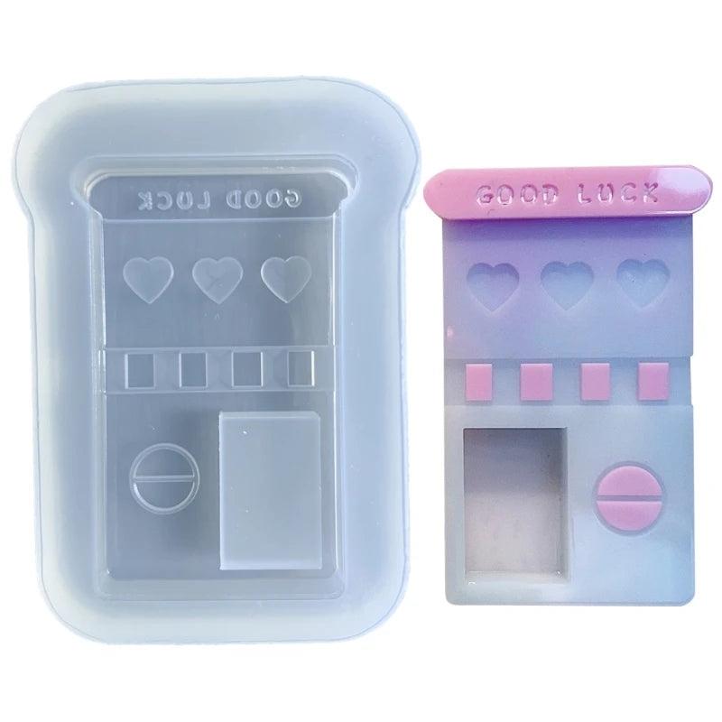 Silicone Vending Machine Toy Quicksand Mold for DIY Jewelry Crafts